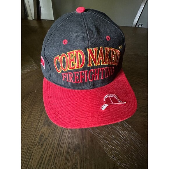 Coed Naked Firefighting Hat - "Find 'Em Hot Leave 'Em Wet" - Adjustable Snapback - Picture 10 of 10